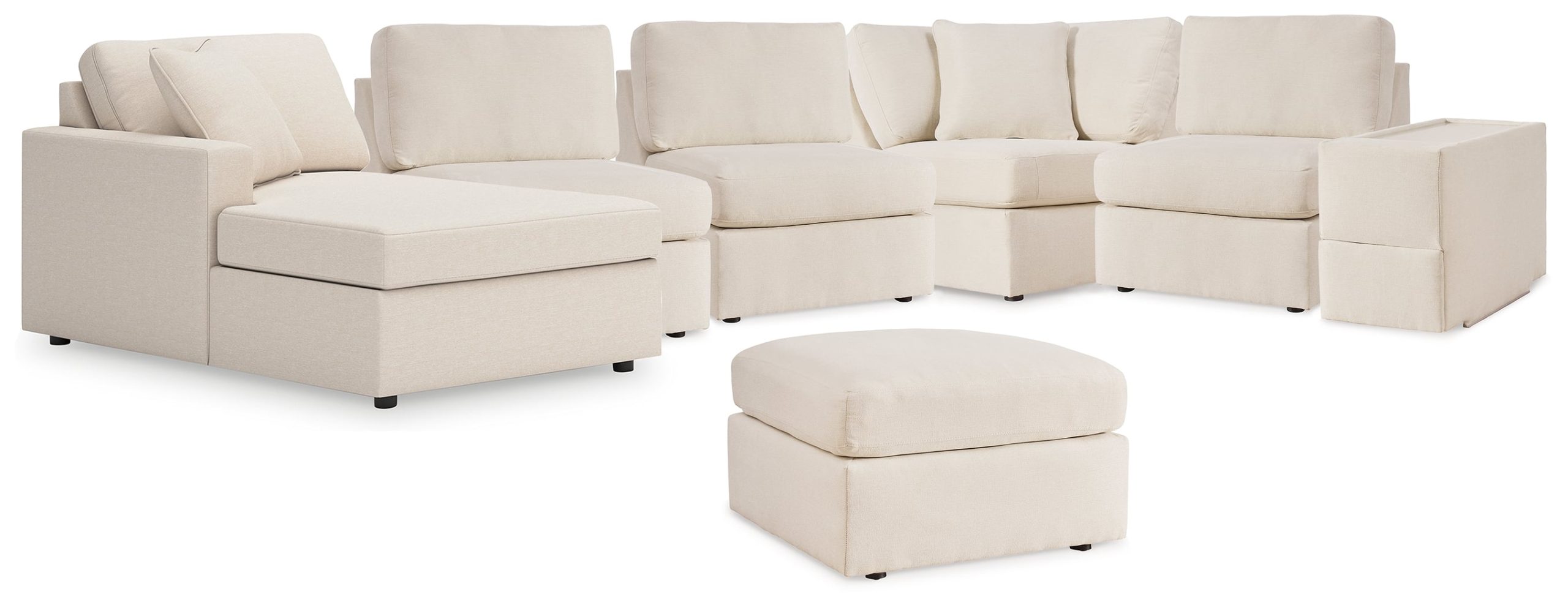 6-Piece Sectional With Chaise And Ottoman