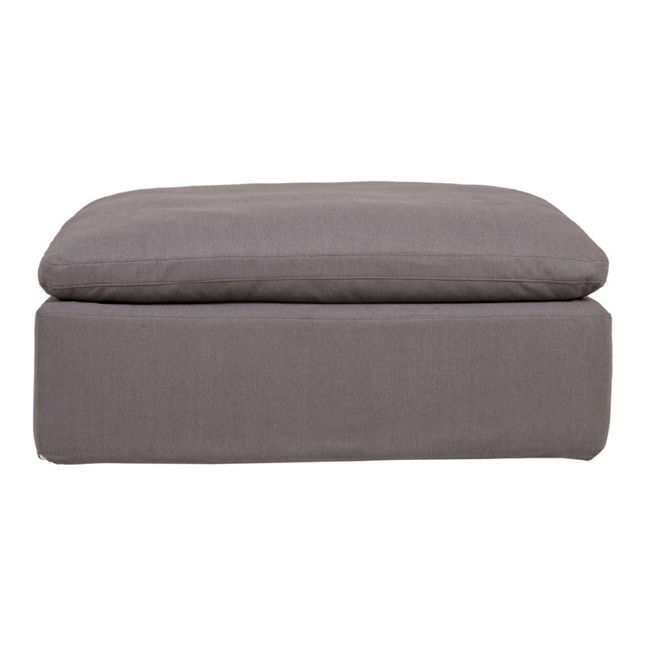 Clay – Ottoman Livesmart Fabric – Light Gray