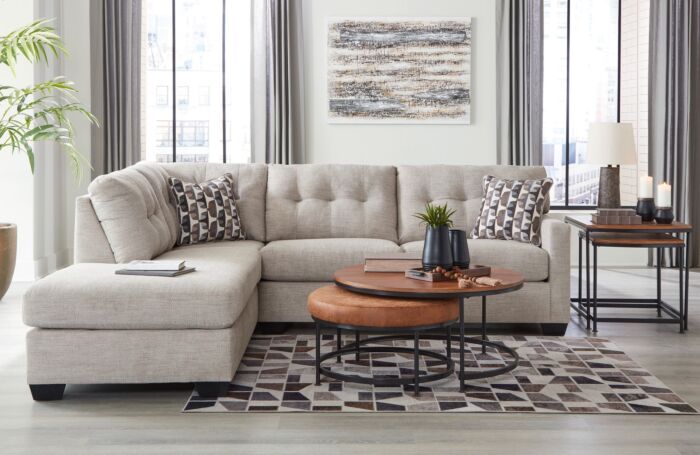 Mahoney Pebble Sectional Set – 2 Pc.