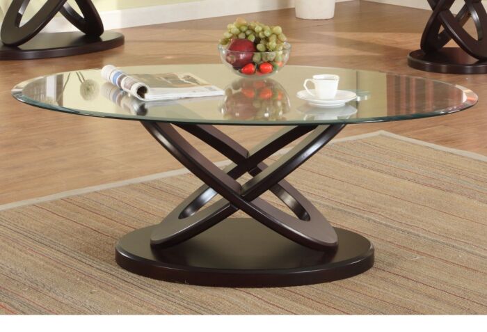 Cyclone Glass Coffee Table