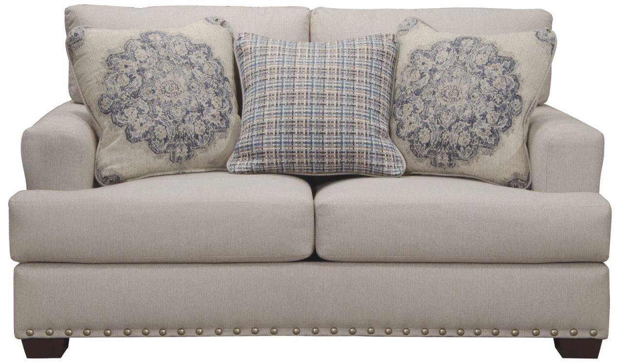 Emma Mason Signature Chandler Loveseat in Platinum