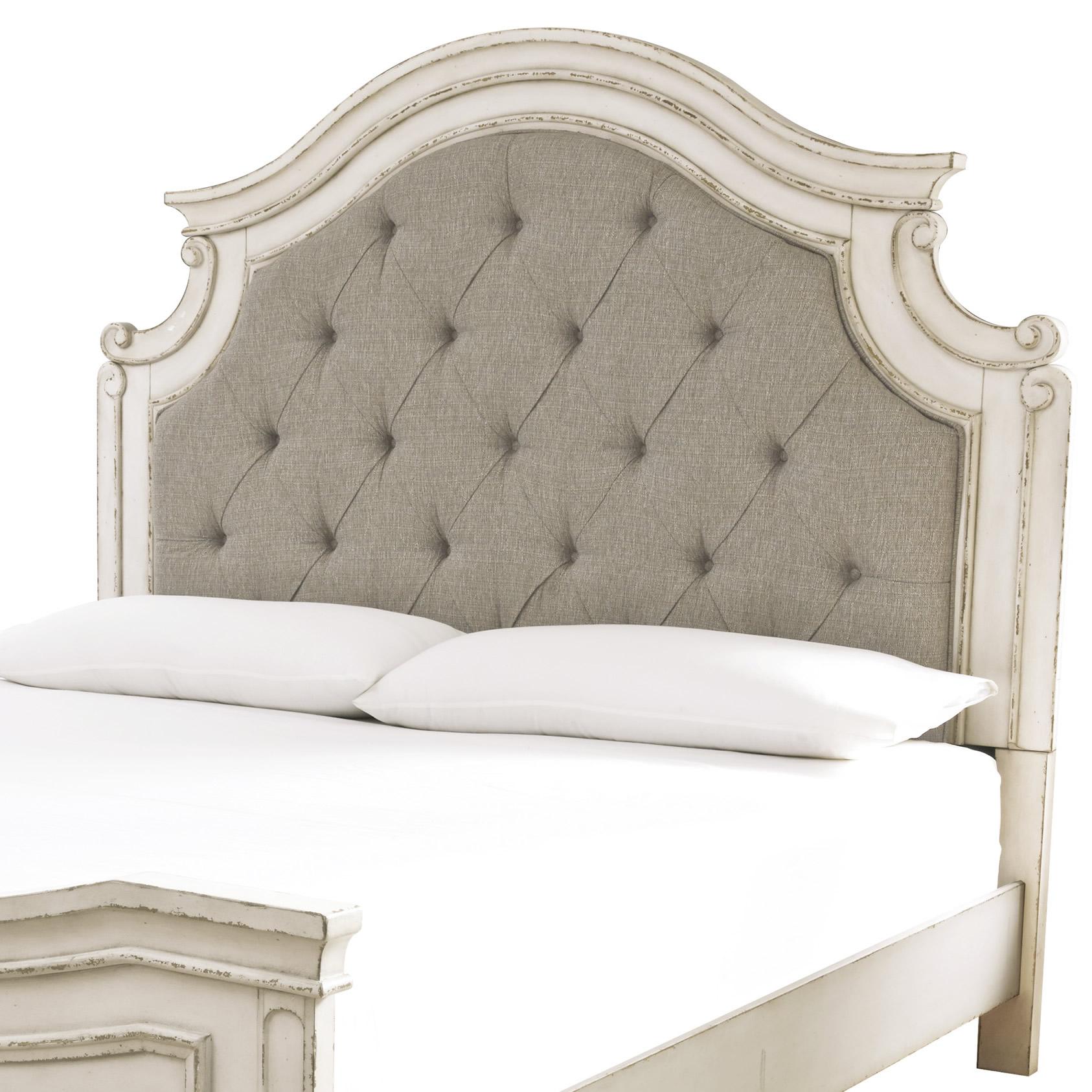 Signature Design by Ashley Realyn B743-57 Queen Upholstered Panel Headboard