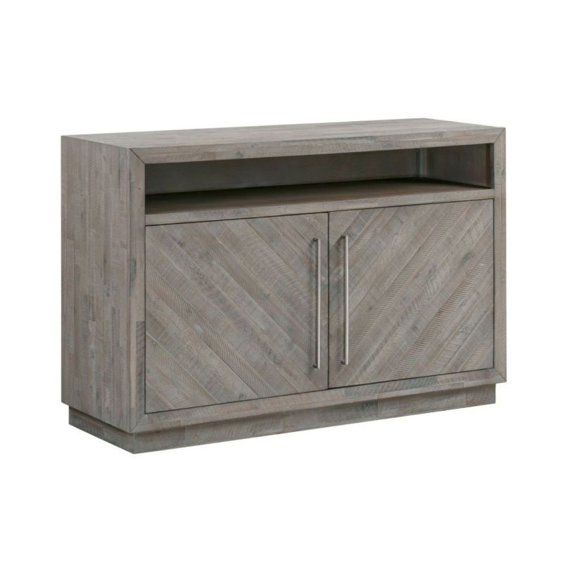 Modus Furniture Alexandra 54″ Media Console in Rustic Latte 5RS32636 CODE:UNIV20 for 20% Off