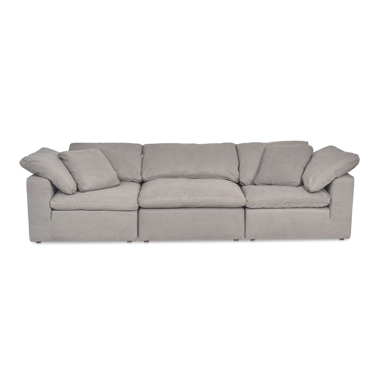 Clay – Modular Sofa Performance Fabric – Light Gray