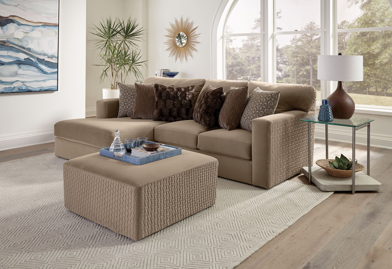 Carlsbad Modular Sectional – Cocktail Ottoman