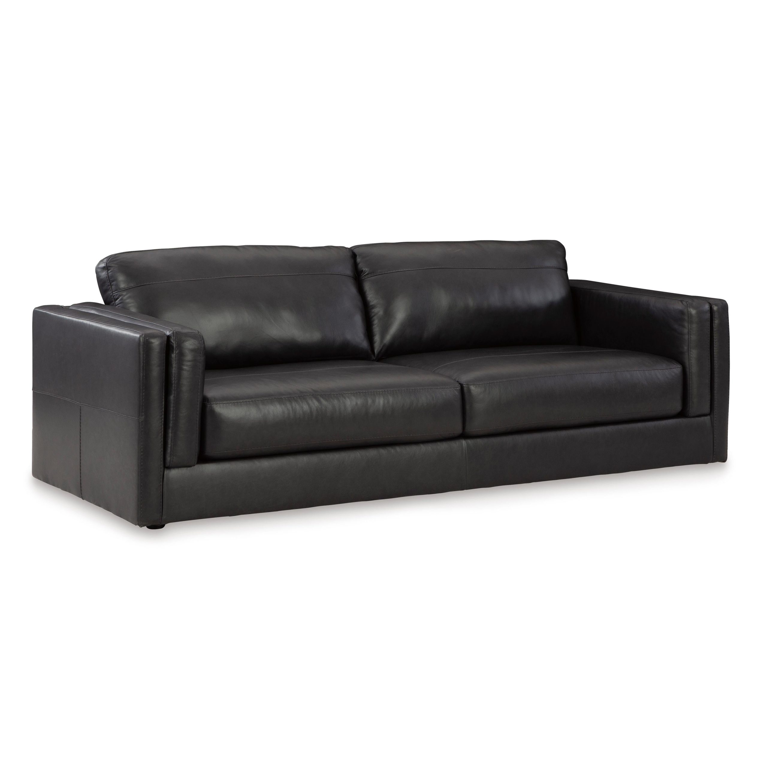 Signature Design by Ashley Amiata Stationary Leather Match Sofa 5740538