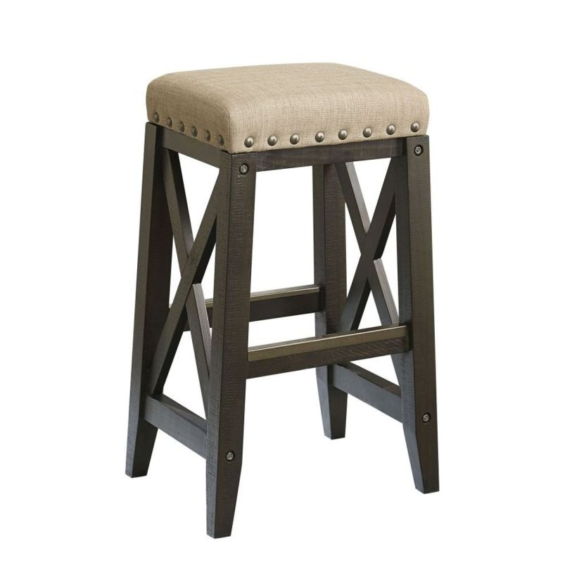 Modus Furniture Yosemite Upholstered Bar Stool in Café 7YC968U CODE:UNIV20 for 20% Off