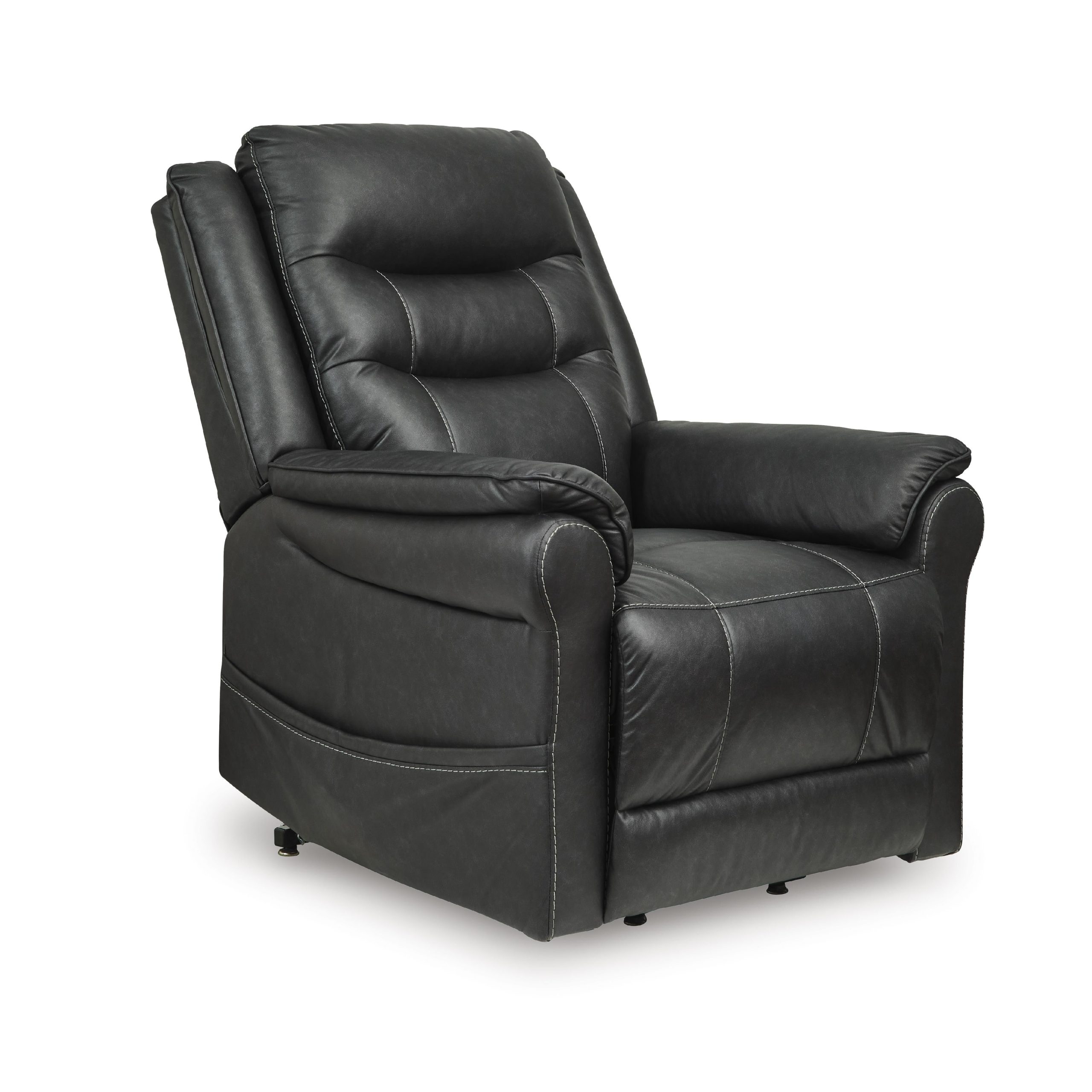 Signature Design by Ashley Oatman Leather Look Lift Chair with Heat and Massage 1800512