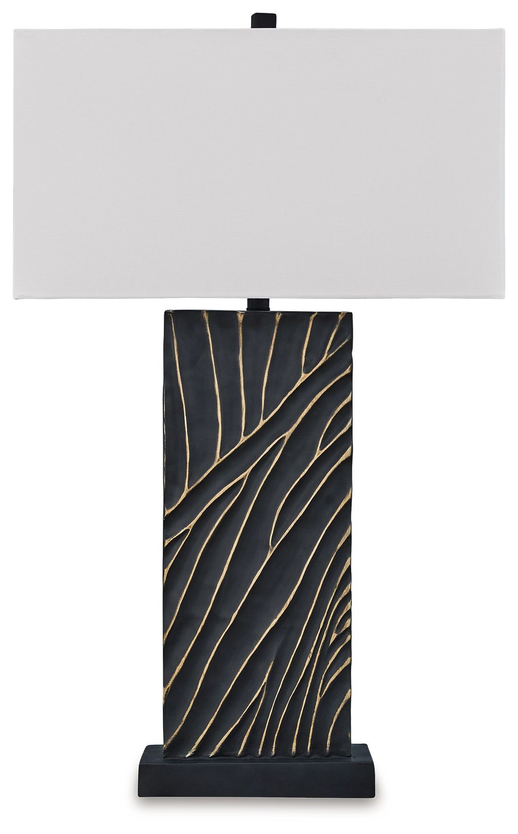 Bartlen – Black / Gold Finish – Poly Table Lamp