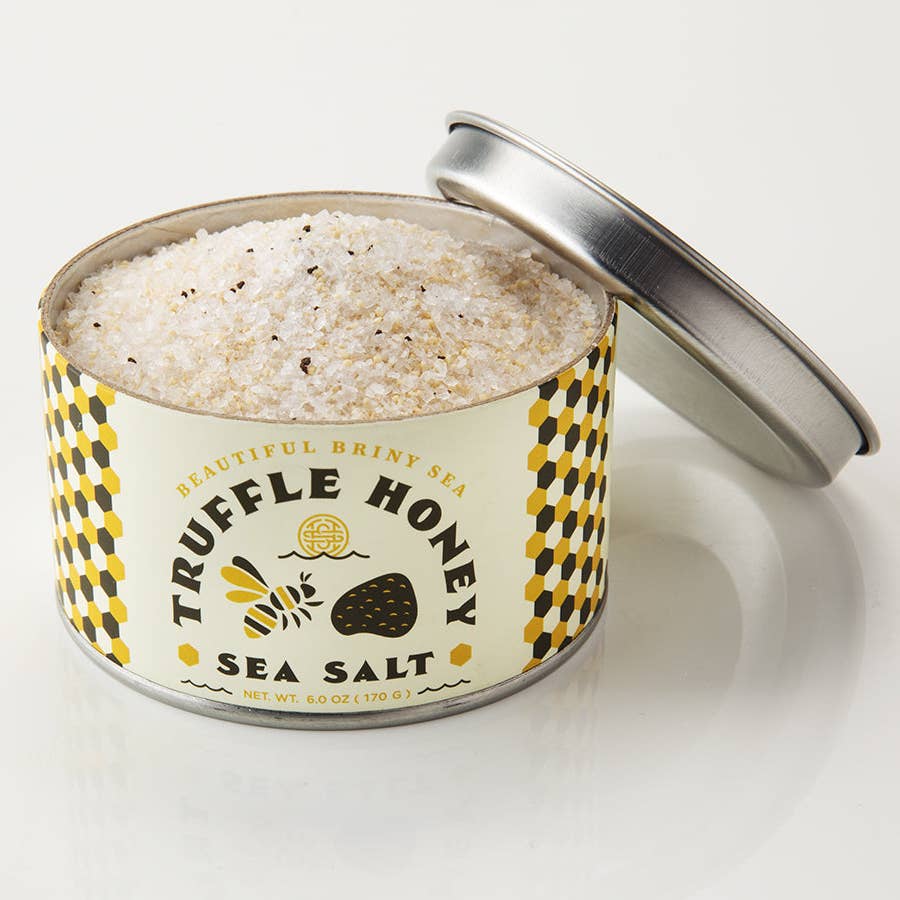 Beautiful Briny Sea Truffle Honey Sea Salt