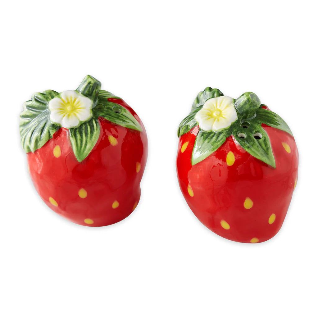 DII Salt & Pepper Shakers: Strawberries