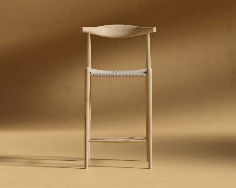 Elbow Counter Stool – Woven