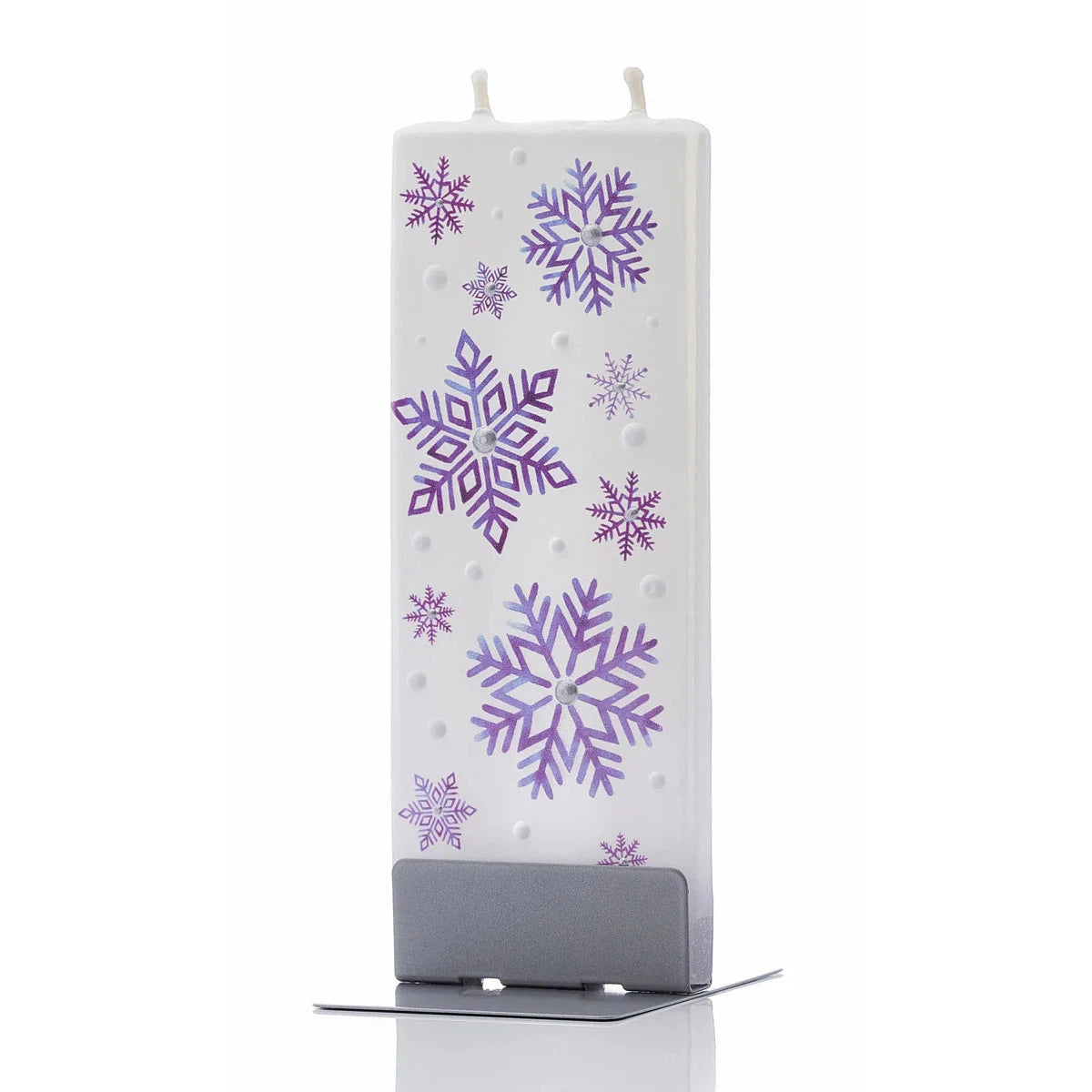 Flatyz Candle: Blue Snowflakes