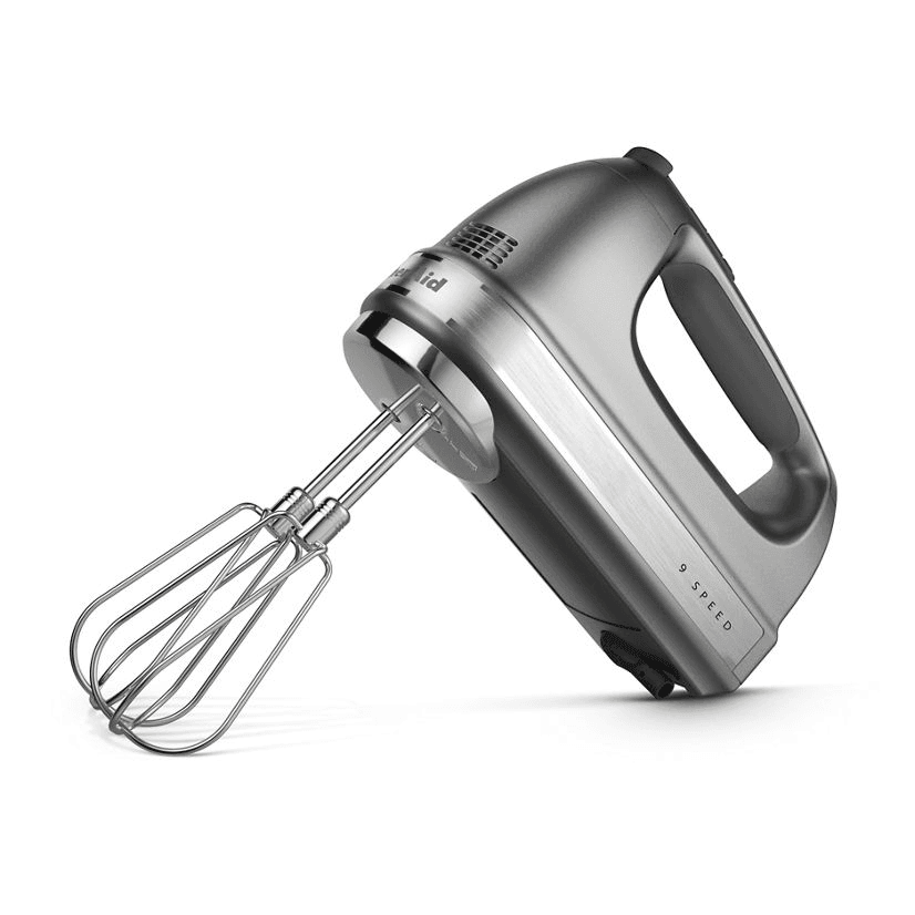 KitchenAid Hand Mixer: 9 Speed, Contour Silver