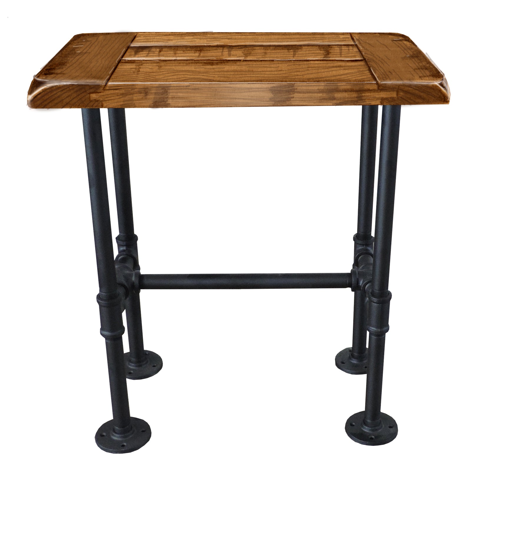 Amish Pipeline Style Small End Table