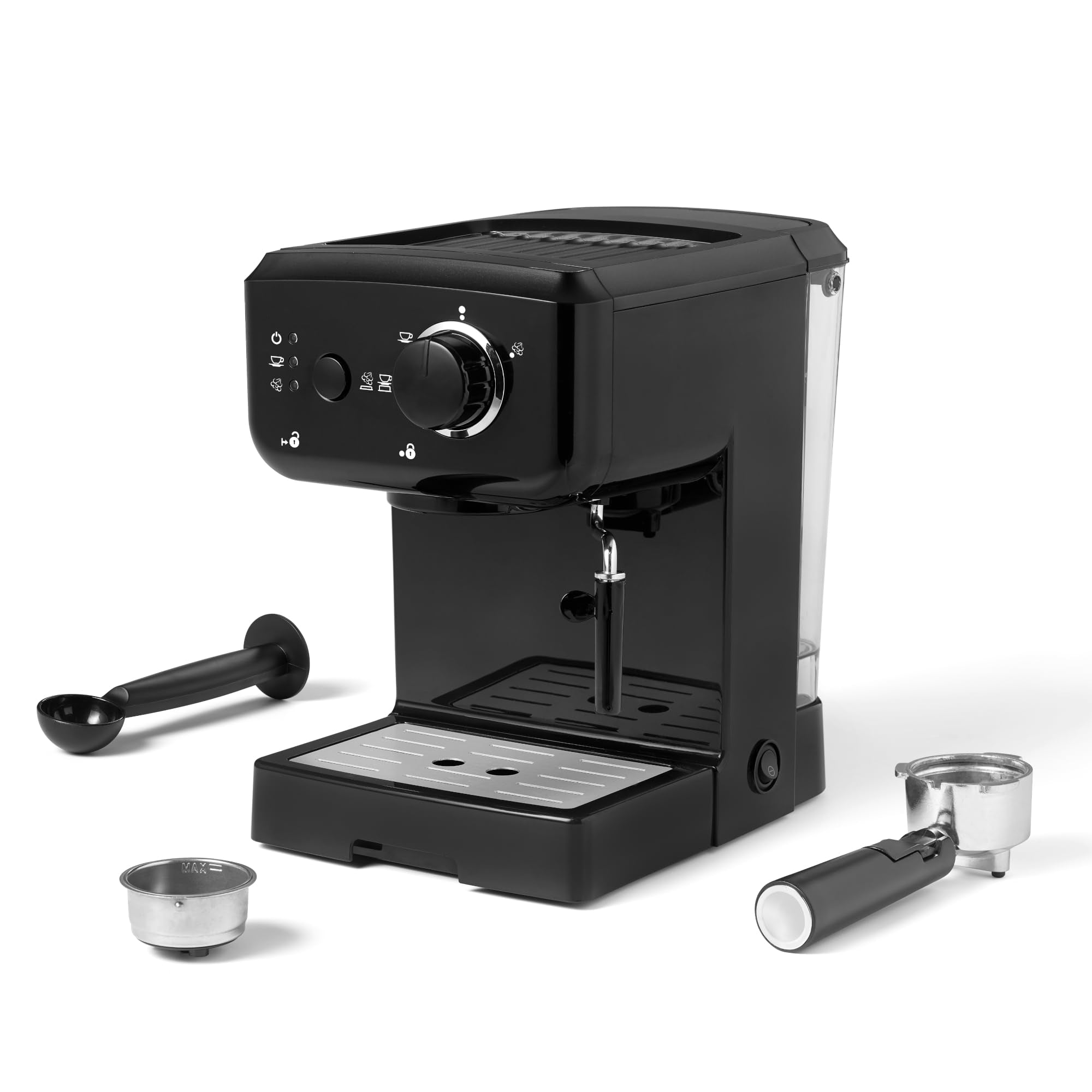 Cappuccino Espresso Machine, Standard, Black