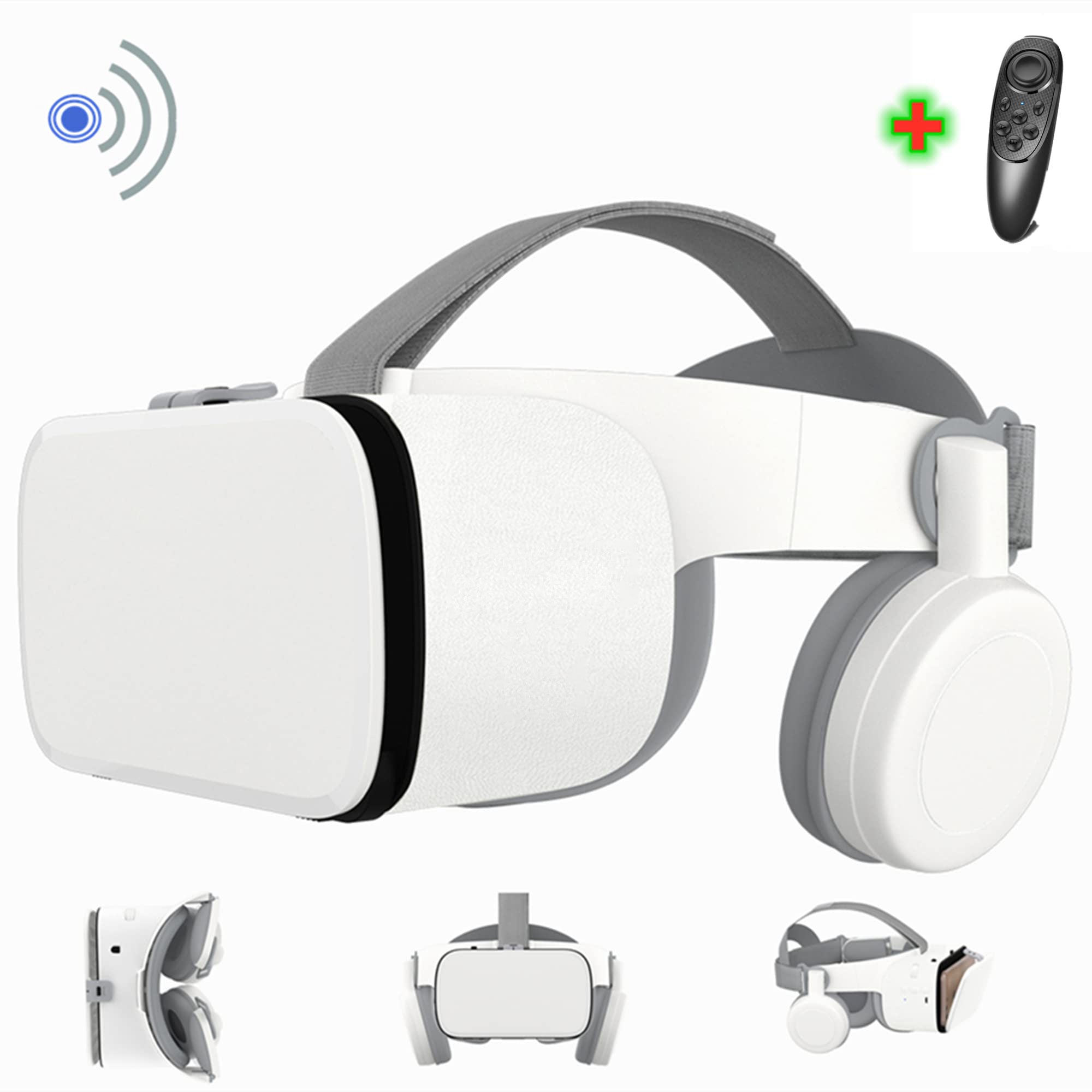 3D Reality VR Headset with Wireless Remote Control, VR