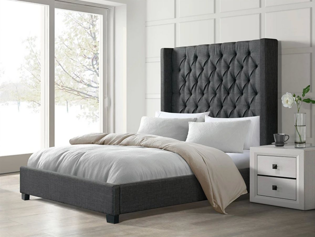 Morrow Charcoal Queen Bed