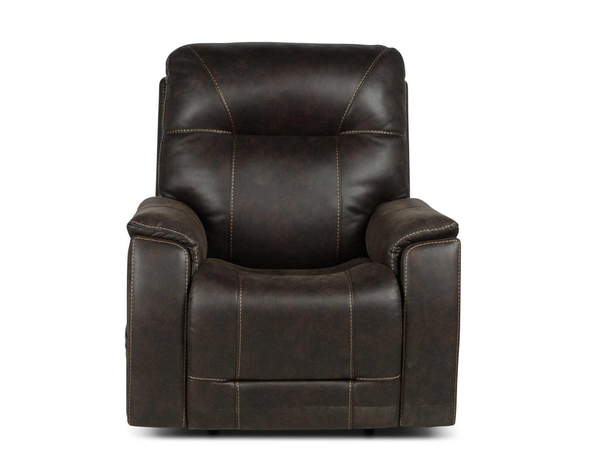 Steve Silver Lexington Triple-Power Media Recliner in Canyon Walnut