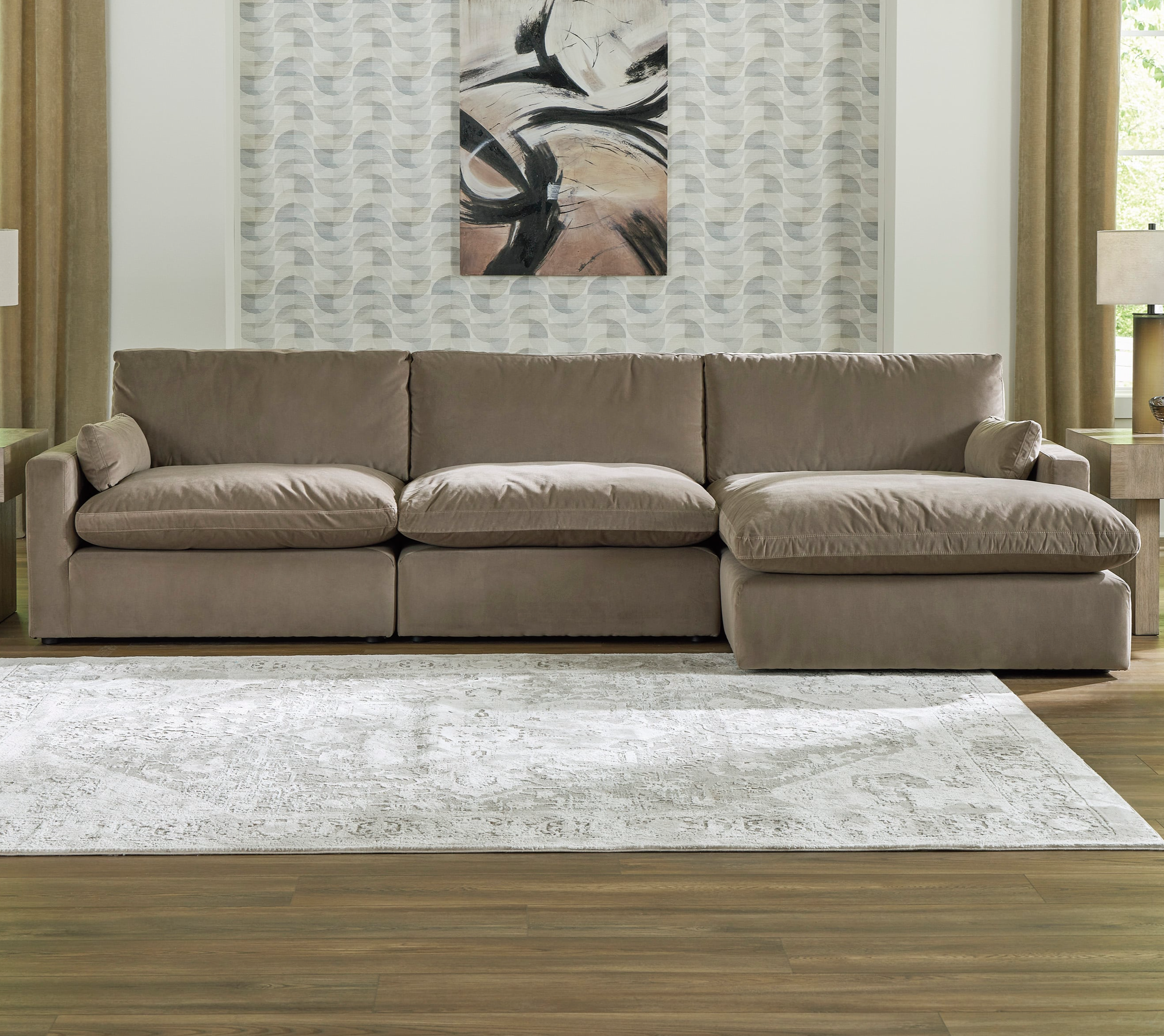 3-Piece Sectional Sofa Chaise