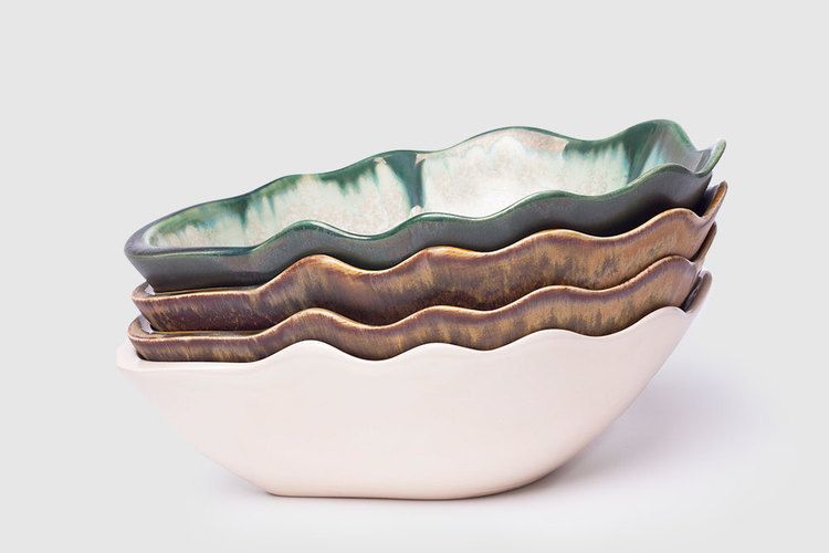 Oyster Nesting Bowl Medium