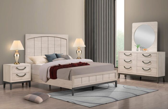 Veda Queen Bedroom Set – 6 Pc.