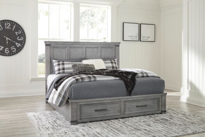 Russelyn King Panel Platform Bed