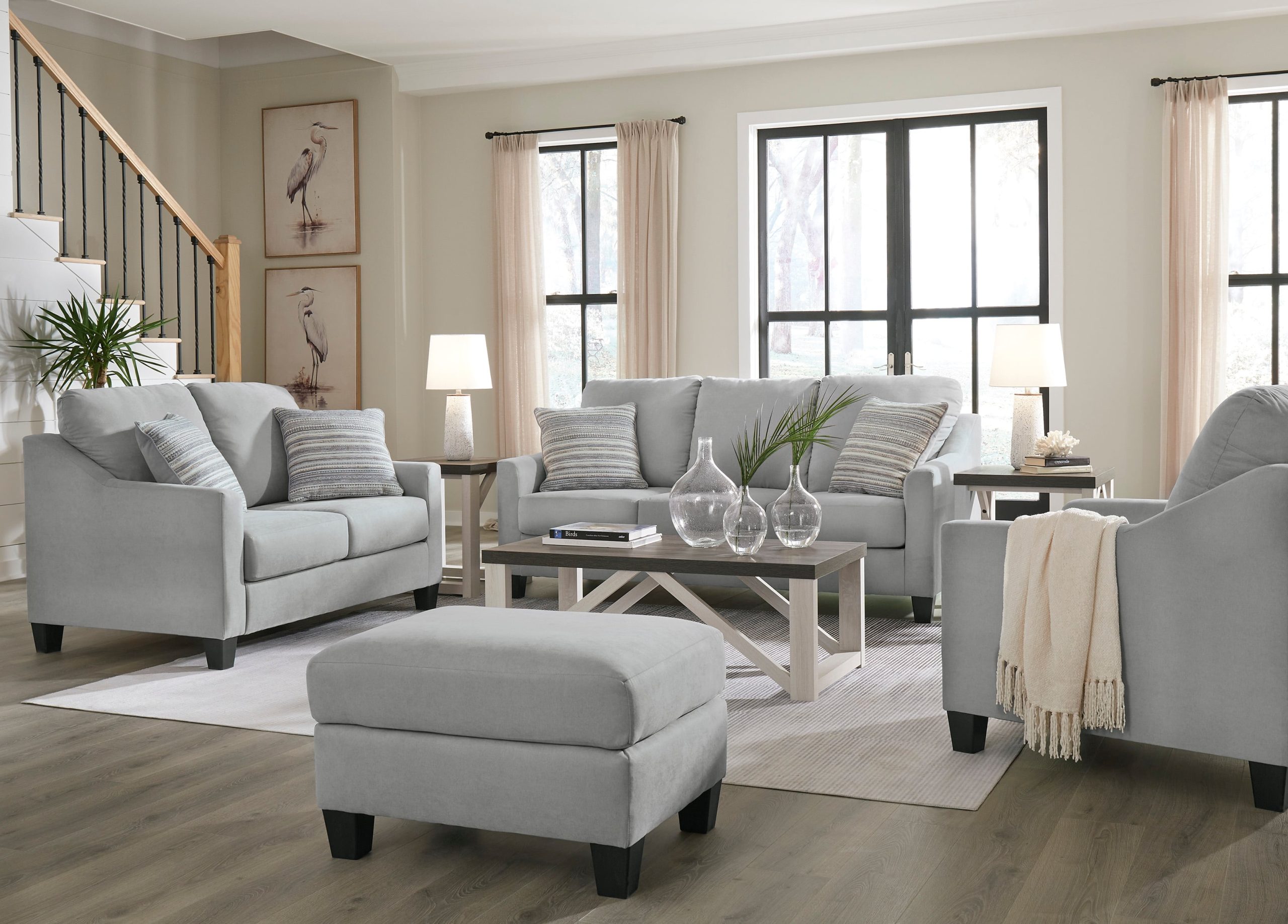 Contemporary 4-Piece Living Room Set