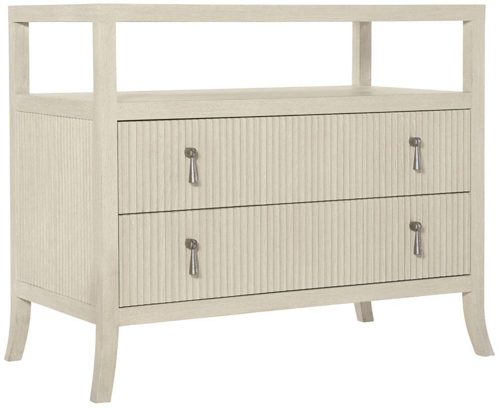 Bernhardt East Hampton Bachelor’s Chest in Cerused Linen 395-230 PROMO