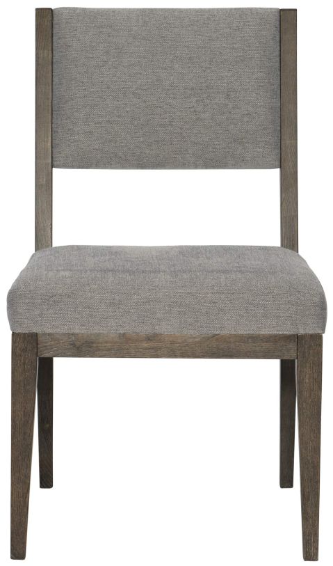 Bernhardt Linea Side Chair in Cerused Charcoal (Set of 2) PROMO N35