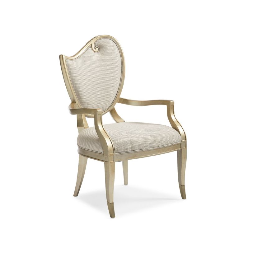 Caracole Furniture Fontainebleau Arm Chair in Champagne Mist C062-419-271  PROMO