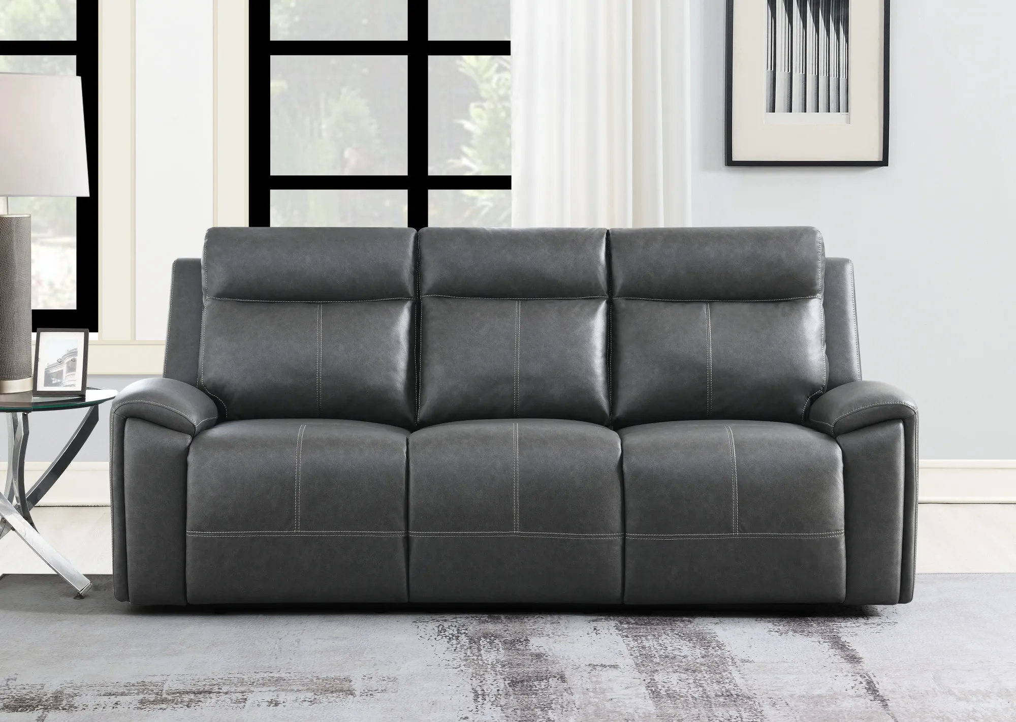 Gaston Manual Reclining Sofa