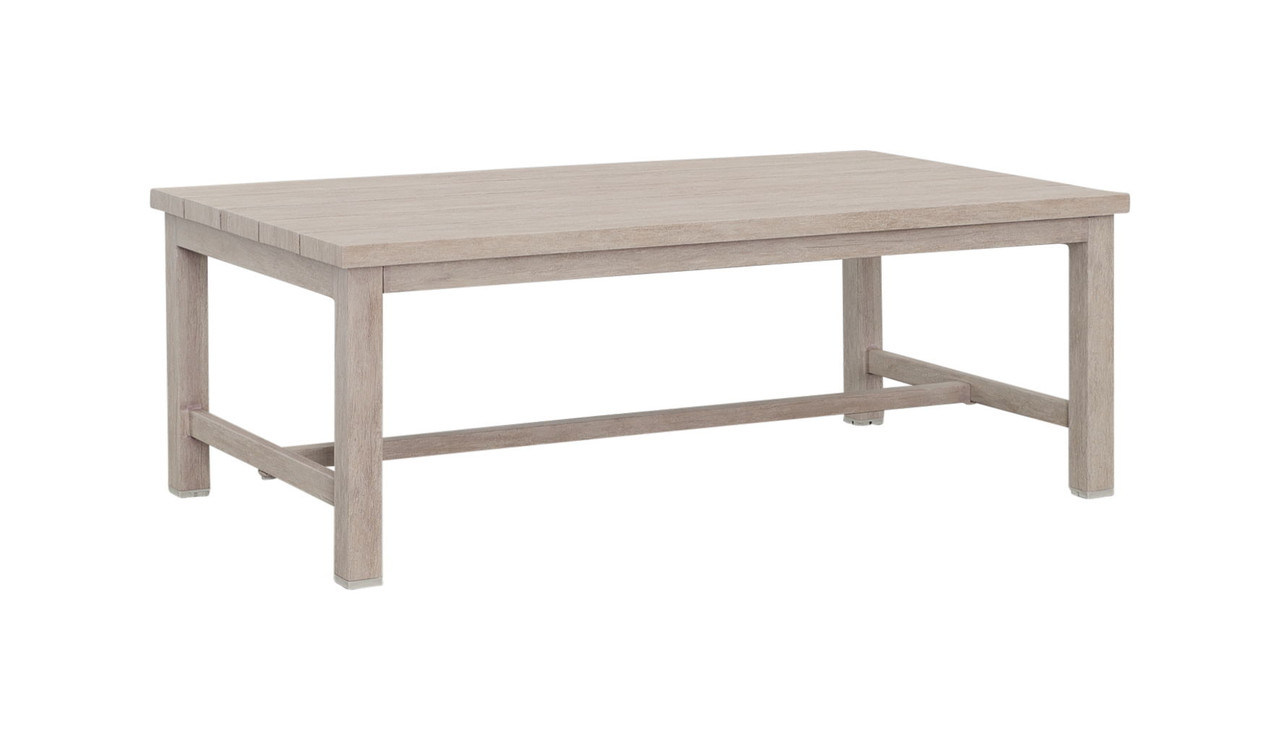 Blakley – Outdoor Aluminum Coffee Table – White