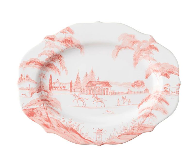 Country Estate 15″ Platter – Petal Pink