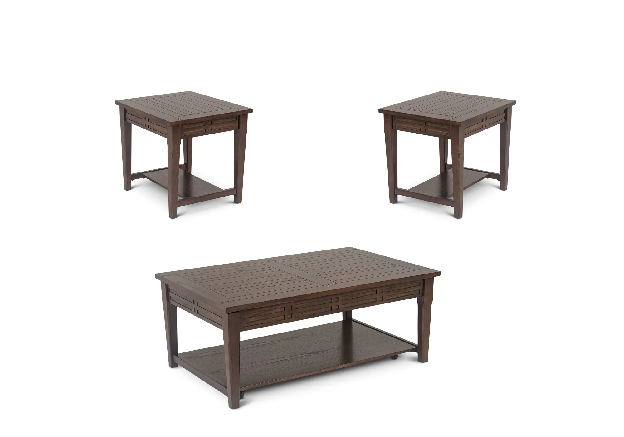 Crestline 3pc Occasional Table Set