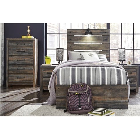 Twin Panel Bed, Chest and Nightstand