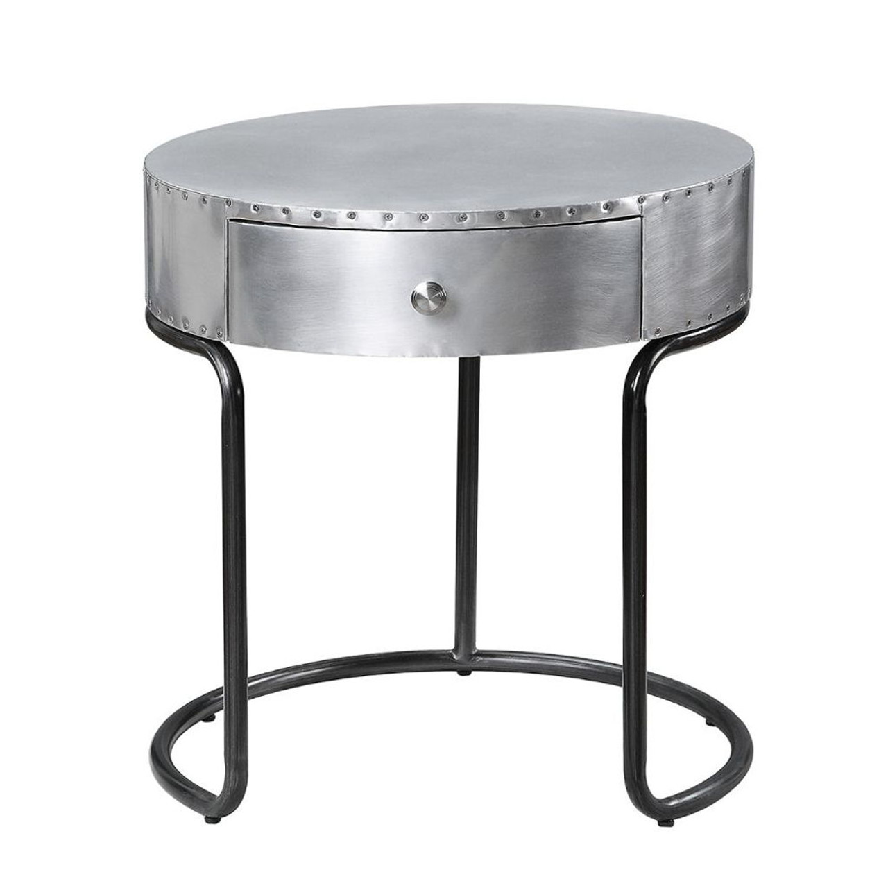 Brancaster – End Table – Aluminum – 21″