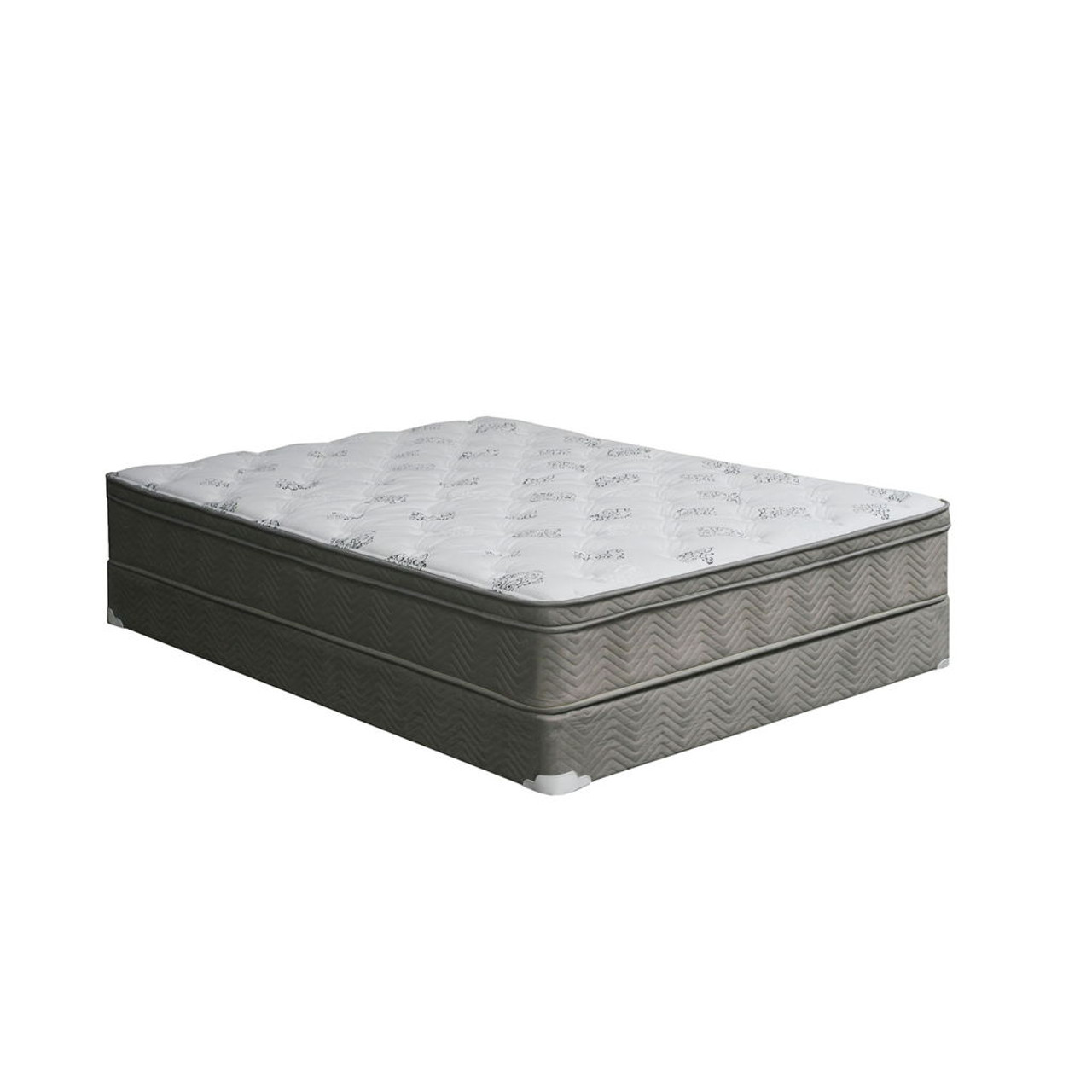 Aleksa – Euro Top Mattress 75″ x 54″ – White