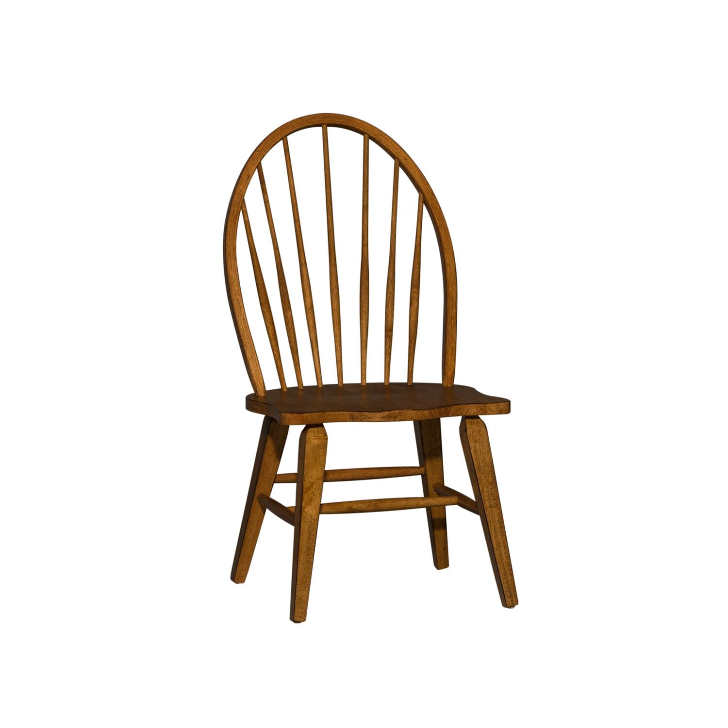 Mission Style Windsor Back Side Chair – Brown