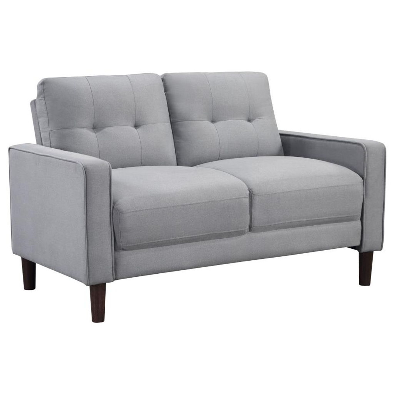 Bowen – Upholstered Track Arm Tufted Loveseat