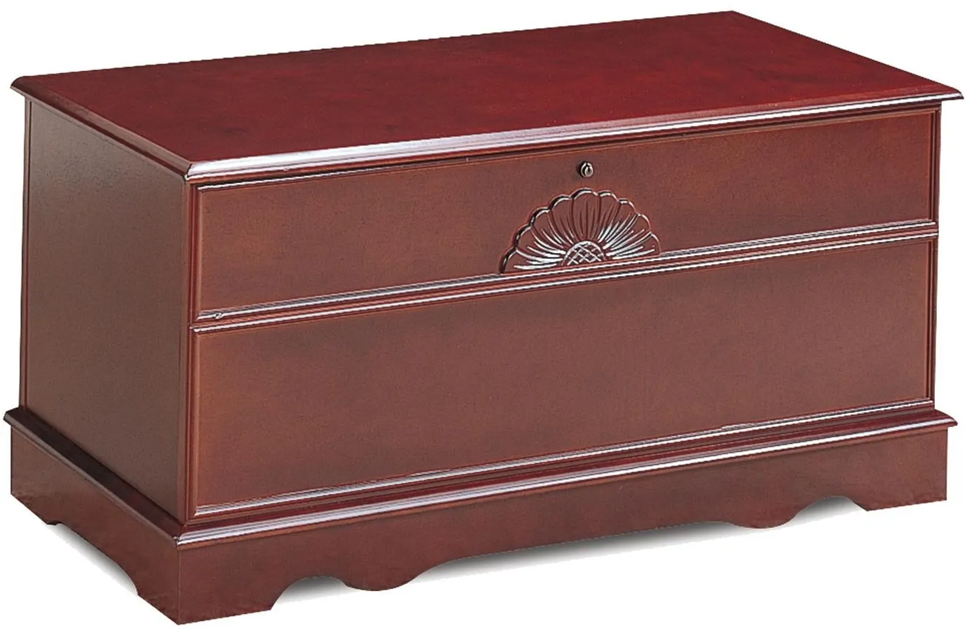 Paula Rectangular Cedar Chest Warm Brown