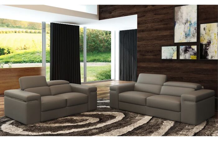 Soho Grey Sofa & Loveseat Set – 2 Pc.