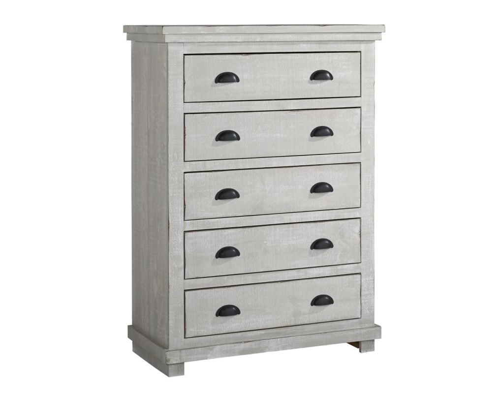 Progressive Furniture Willow Chest in Gray Chalk P615-15  PROMO