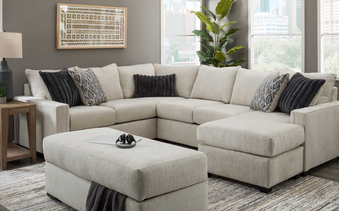 Behold Stone Large Sectional in Fabric