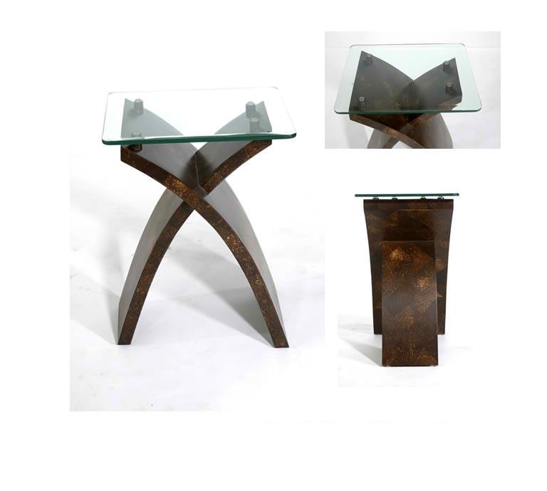 Indo Puri Interlocking Side Table in Cocoshell