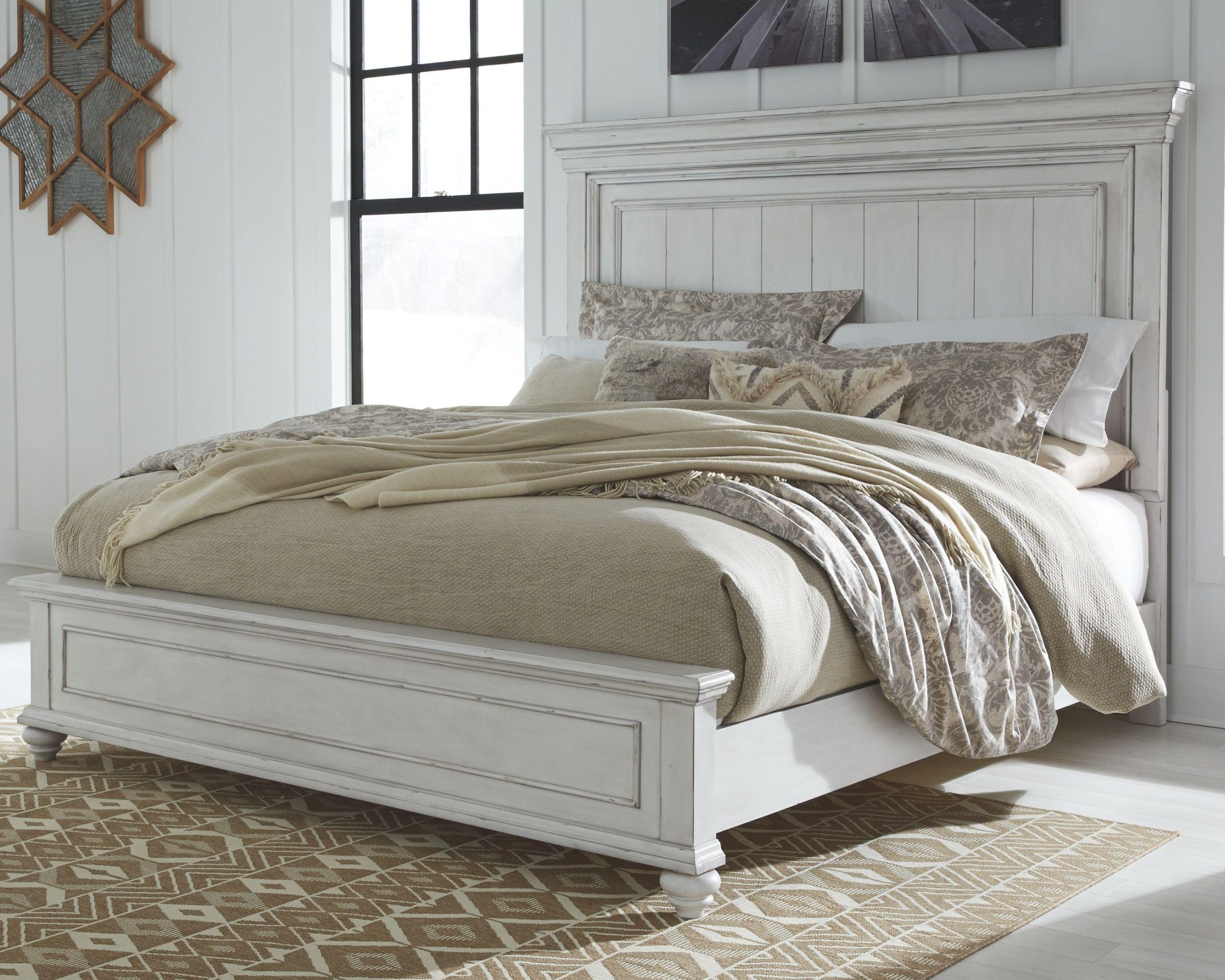 Ashley Kanwyn – Whitewash – California King Panel Bed