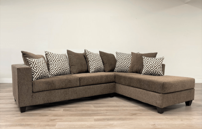 2 Pc. Mocha Sectional (110)