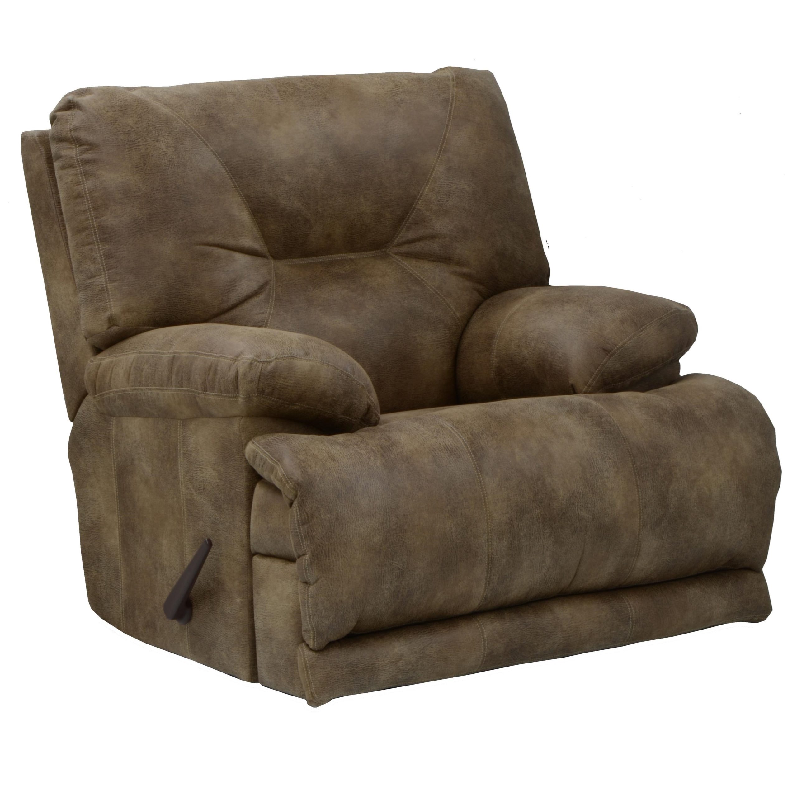 Lay Flat Recliner with Pillow Arms