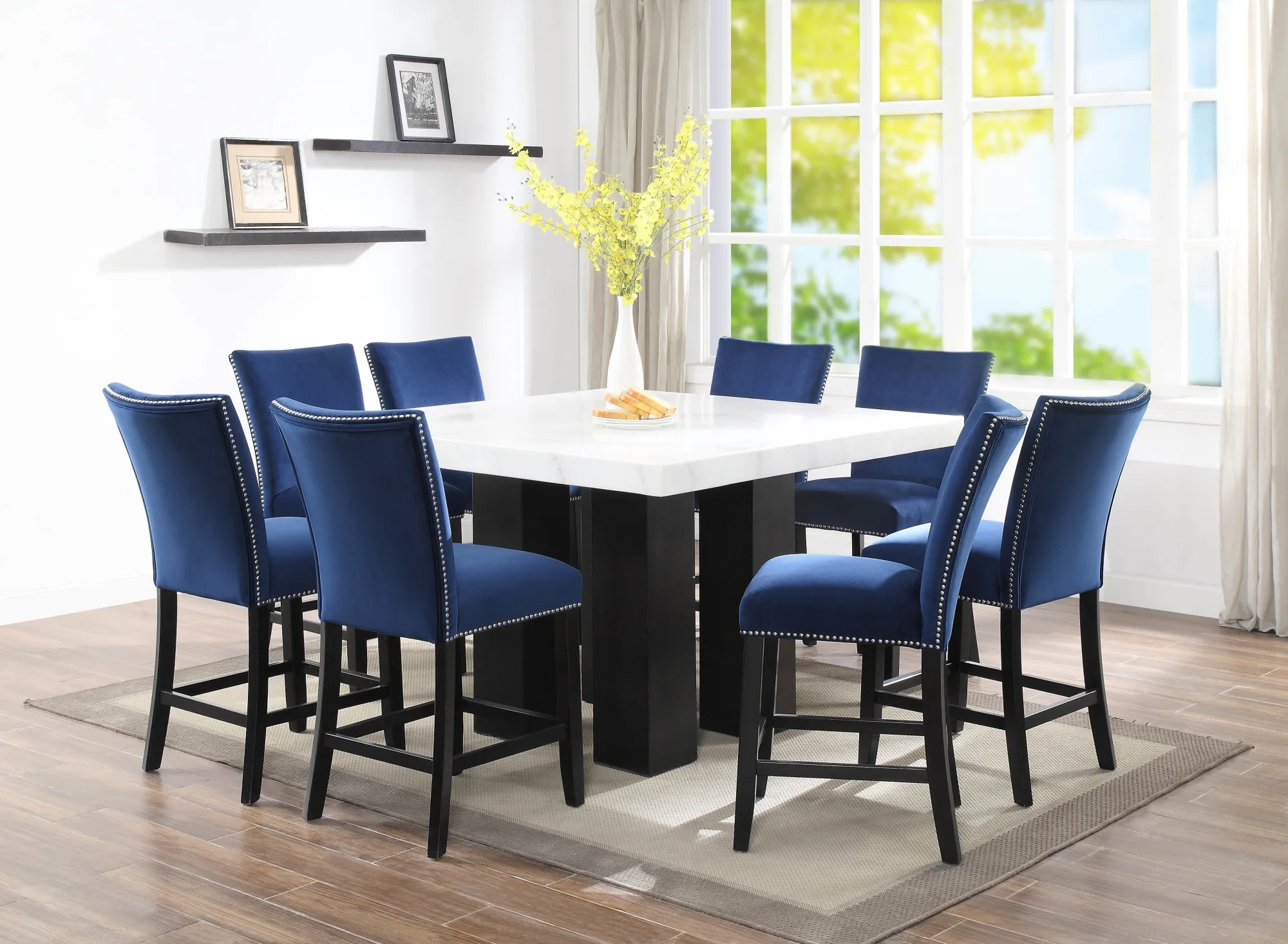 Camila Square Counter Height Dining Set