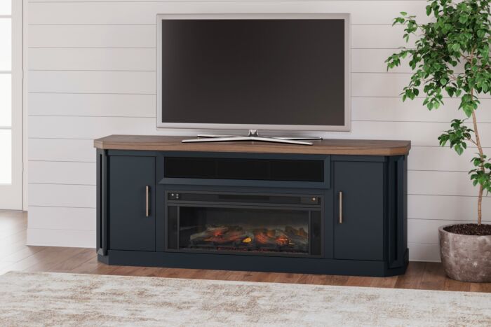 Landocken XL TV Stand with Fireplace